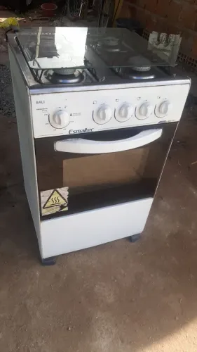Fogão Smaltec 4 bocas funcionando tudo perfeitamente