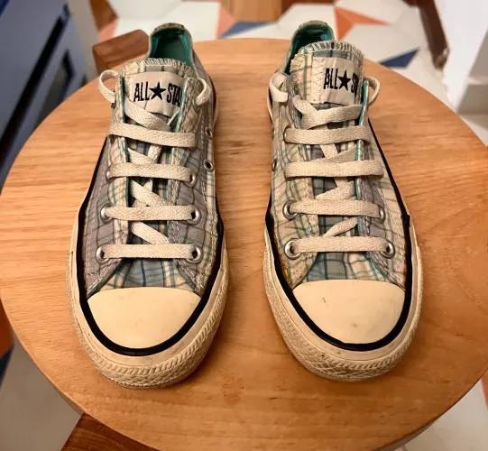 Tênis converse all star xadrez 35