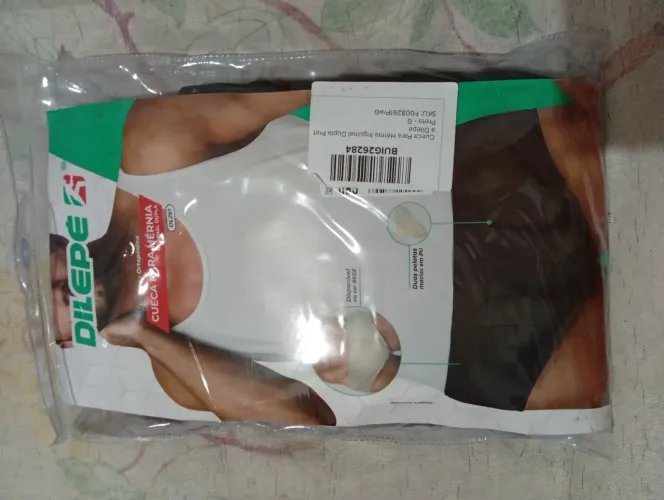Cueca Para  Hérnia inguinal dupla Dilepe G