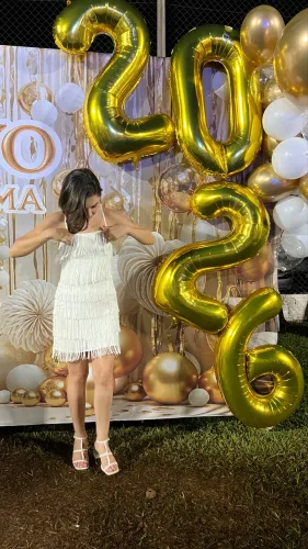 Vestido branco franjas