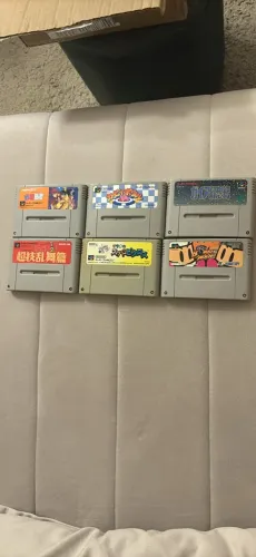 Lote de Jogos Super Famicom SNES 3