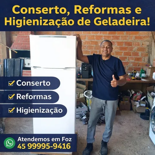 Conserto para Geladeiras tradicionais ou modernas