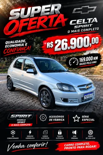Chevrolet Celta Spirit/ LT 1.0 MPFI 8V Flexp. 5P 2007