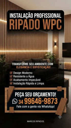 Instalação de Ripado WPC