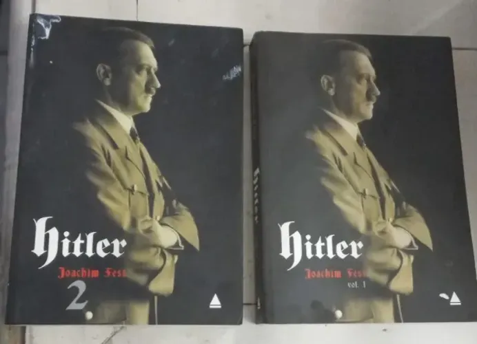 Livro Hitler Vol 1 e 2 Joachim Fest - Editora Nova Fronteira pa