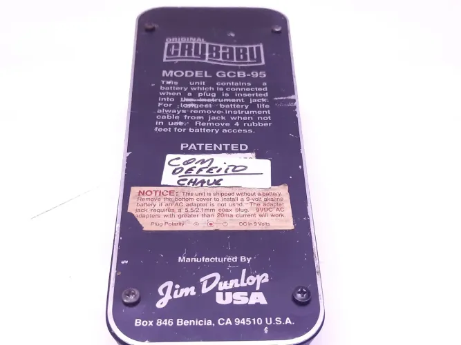 pedal cry baby original gcb 95 com defeito