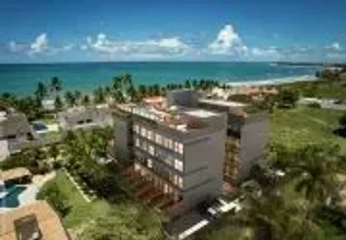PRAIA DOS CARNEIROS - FLAT 25 m² A 50 m do mar com lazer completo e próx. ao parque aquáti
