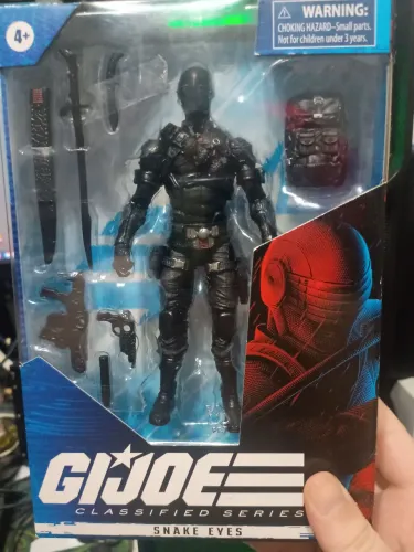 Gi Joe classified 6" snake eyes Hasbro boneco figura 02