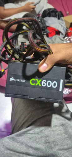 Fonte Corsair CX600 600W 80vplus bronze