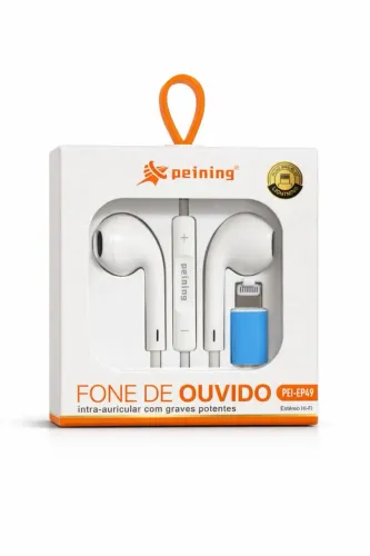 Fone de Ouvido para iPhone com Fio - Entrega Imediata