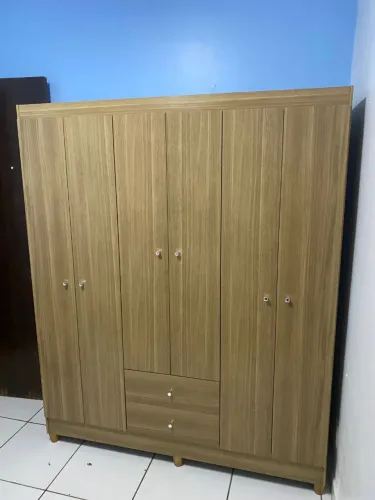 Guarda Roupa Versa 6 Portas Novo Produto Na Caixa/Entrega É Montagem Grátis Loja R&L