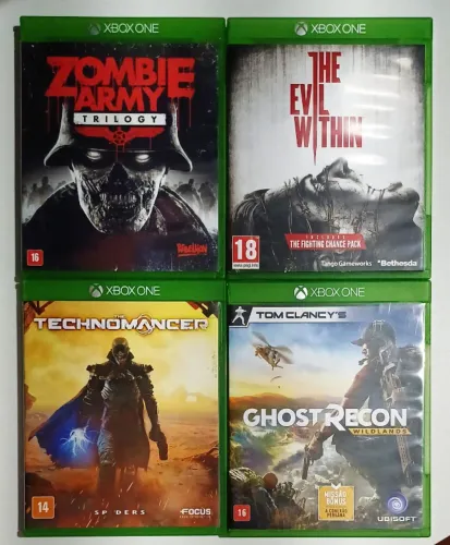 XBOX - Lote com 4 jogos