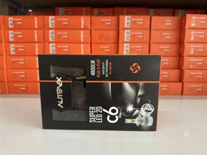 Par Lâmpada Super LED H7 - 4800 Lúmens - Pronta Entrega