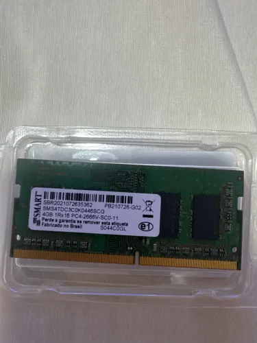 Memória para notebook DDR4 4GB 2666mhz