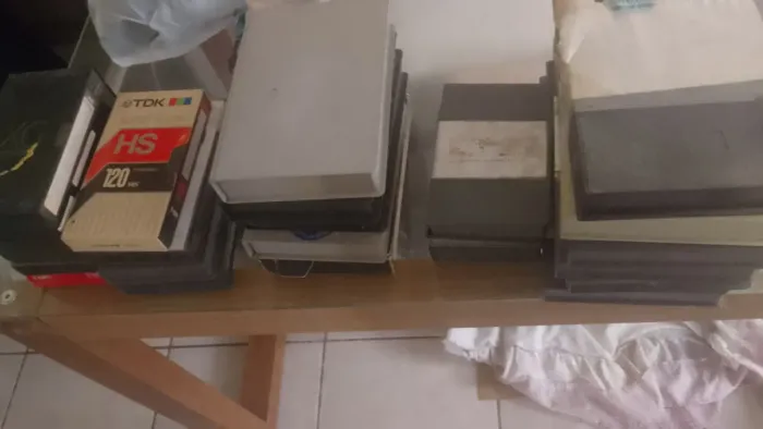 Fitas cassete antigas caixas