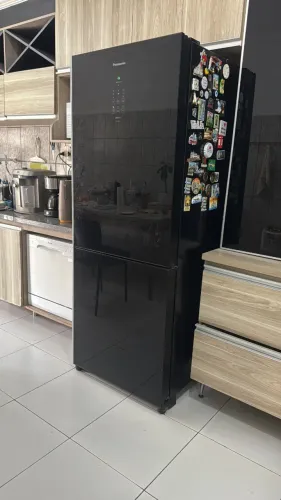 Geladeira Panasonic preta 467 Litros