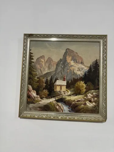 Quadro paisagem alpina