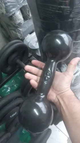 Halter 8kg Novo Sextavado Profissional Emborrachado - Preço por 1 Unidade
