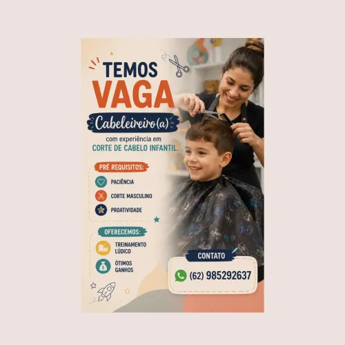 Vaga de emprego cabeleireiro(a)