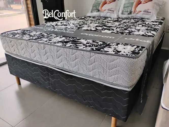 Cama box casal Ortobom espuma D26