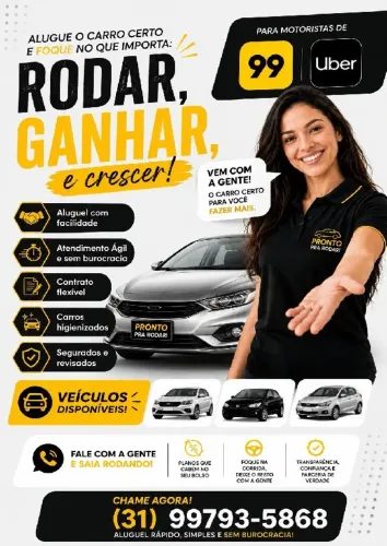 Locação 99 Uber