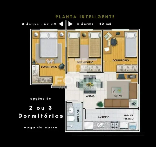 Vendo excelente apartamento em condomínio na Vila Nova Aparecida, em Mogi das Cruzes.
