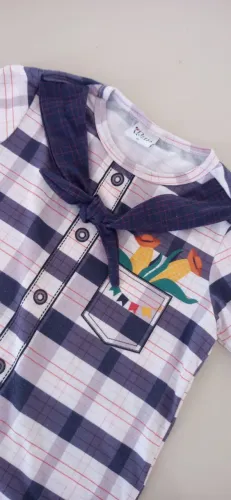Camisa de festa julina infantil tamanho 6