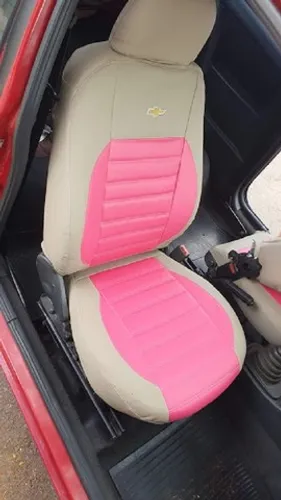 capas de banco  para prisma antigo bege e rosa