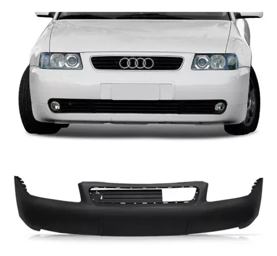 Parachoque Dianteiro Audi A3 197 à 2006 - Superior Preto Liso - TYG