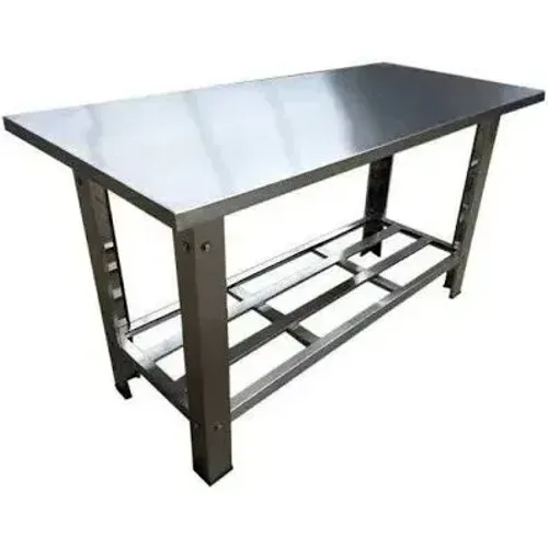 Mesa inox com paneleiro