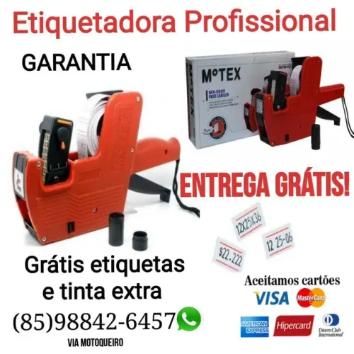Promoção máquina de etiquetar PROFISSIONAL etiquetadora etiquetas entrega Grátis