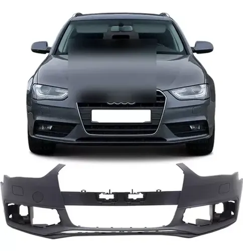 Parachoque Audi A4 2012 à 2015 - Furo Esguicho / Farol Auxiliar / S. Estacionamento - TYG