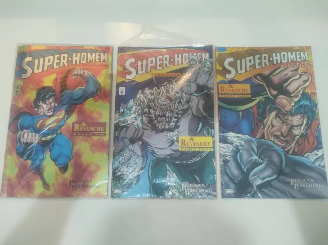 HQ Super-Homem Versus Apocalipse- - Edições 1, 2 e 3