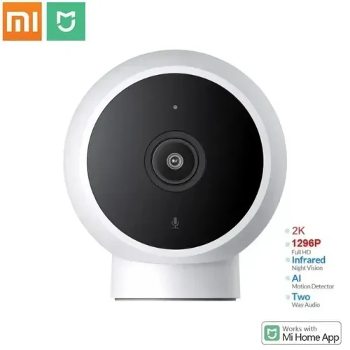 Câmera Xiaomi 2k com suporte magnético 