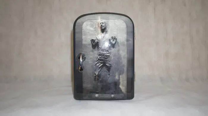 Mini Geladeira, cooler, Star Wars, Han Solo, Raridade