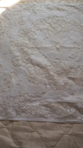 Toalha de mesa de renda branca