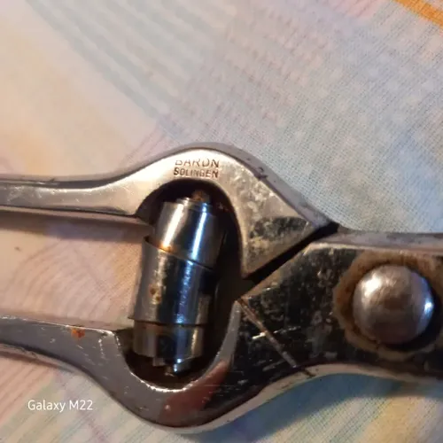 Tesoura trincheira único raro Solingen