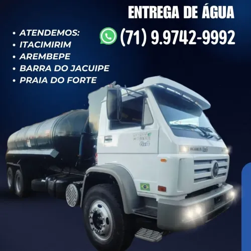 Caminhao pipa / agua potavel .  Barra de jacuipe , itacimirim , praia do forte. 