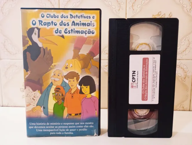 Vhs Desenho O Clube Dos Detetives E O Rapto Dos Animais De Estimação (Dublado) 1999