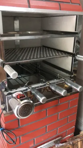 Gira grill Elétrico ( 3 espetos, 4 espetos, 5 espetos) 