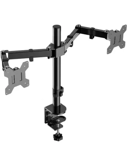 Brasforma SUPORTE ARTICULADO PARA 2 MONITORES LED e LCD de 13" a 27"