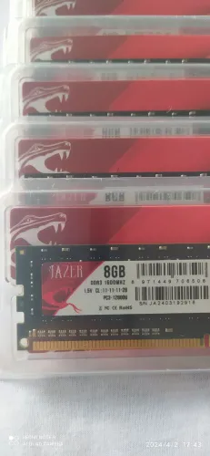 MEMÓRIA DDR3 8G 1600 NOVA