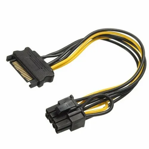 Adaptador Energia ide 8 Pinos Placa Video Pci-Ex