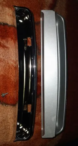 Puxador da porta + acabamento cromado + parafusos Electrolux ME044 ME042 MG042