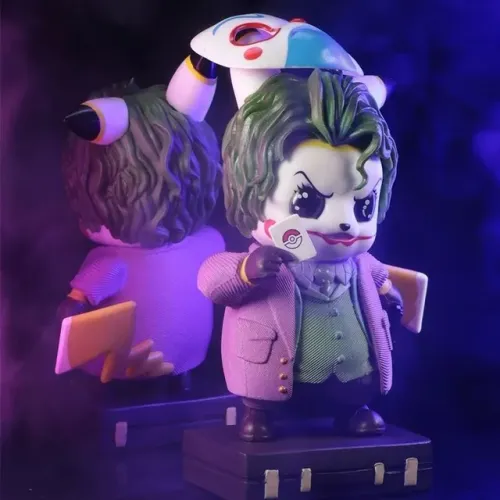 Pikachu Coringa Pokémon Joker Action figure de coleção