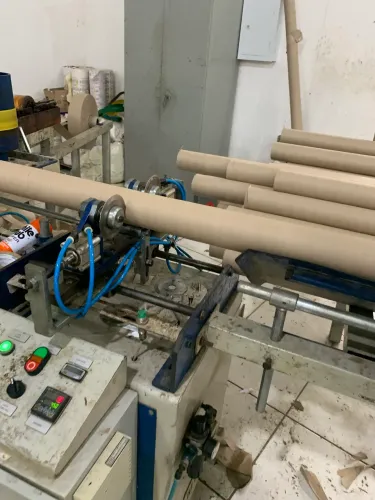 Tubeteira - Máquina fabricar tubos, tubetes de papelão 