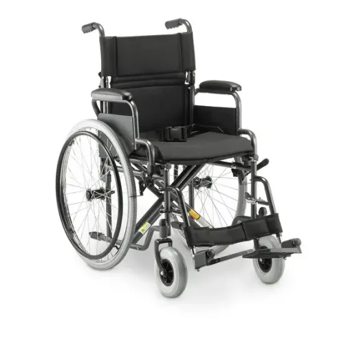 Cadeira de Rodas D400 Dellamed - Resistente e Confortável com Assento de 48cm