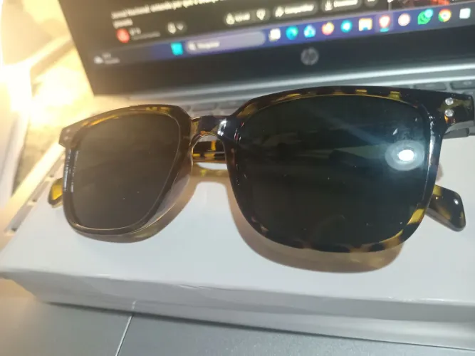 Lindos óculos estilo Rayban lentes verdes