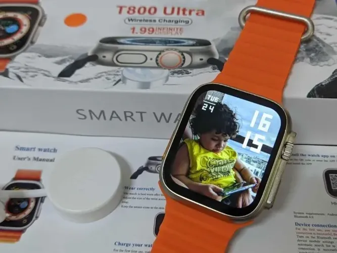 Relógio Smartwatch T800 ULTRA MAX /Lançamento Original Com Duas Pulseiras+ película