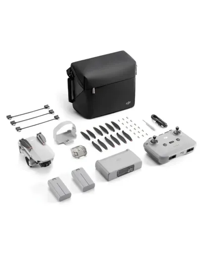 Drone Dji mini 4k com combo fly more(3 baterias inclusas)-LACRADO